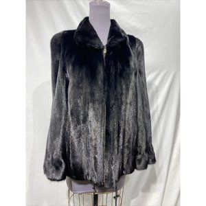 dark ranch mink jacket (61317)